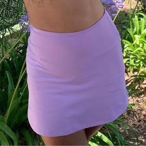 Girlfriend Collective Lilac Skort Large NWT